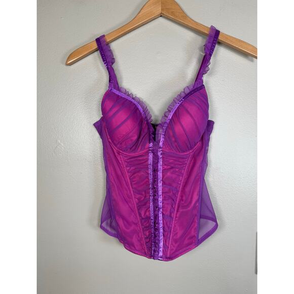 NWT Y2K Victoria’s Secret Sexy Little Things Purple Corset Bustier size 36C